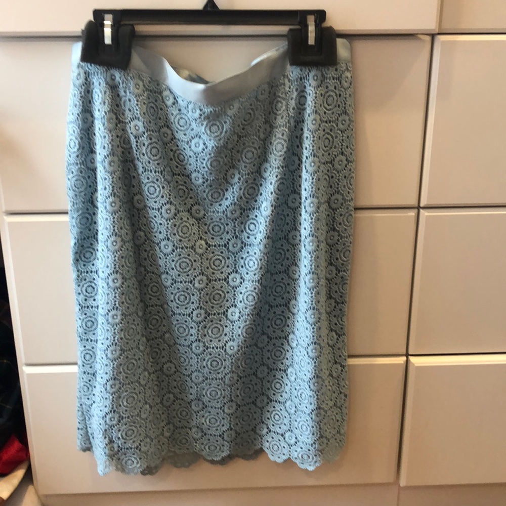 Boden eyelet lace pencil skirt